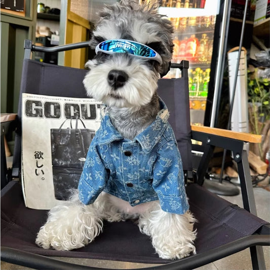 Patterned Denim Jacket