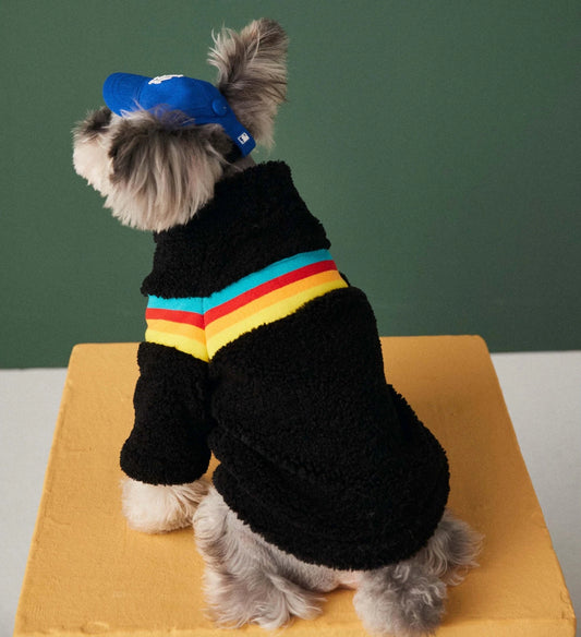 Rainbow Trim Fleece