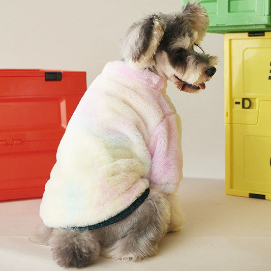 Rainbow Pastel Fleece Jacket