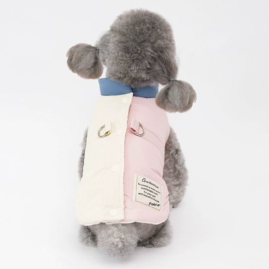 Two-Tone Padded Fleece Vest