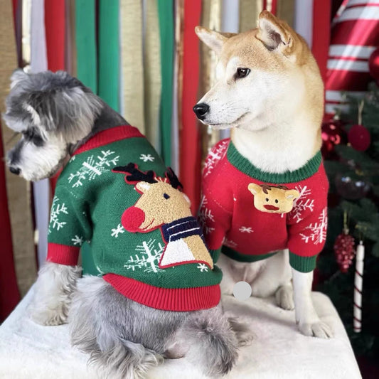 Snowflake Pattern Christmas Sweater